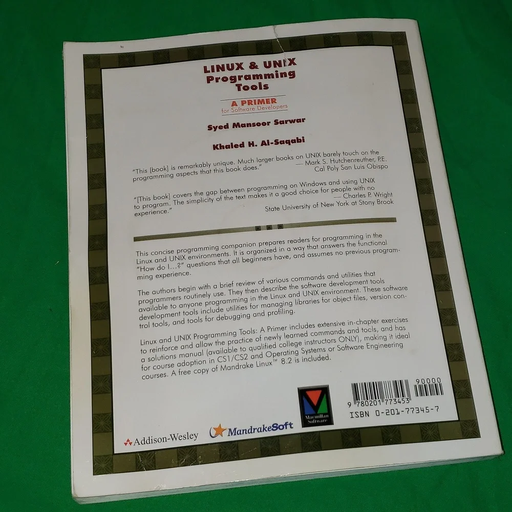 Linux & Unix Programming Tools and Wicked Cool Shell Scripts Paper Back Books - Picture 3 of 9